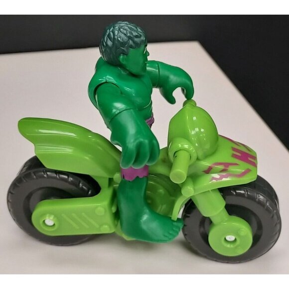 Playskool Marvel Heroes Adventures Set of 3- Captain America, Spiderman & Hulk - Picture 8 of 12